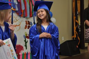 Myla's kindergarten graduation