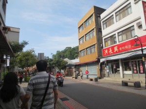 Street view of Danshui, a bit further away from the main tourist area.