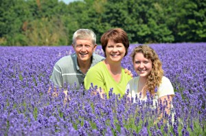 Family at Lavender Fields