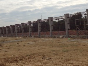 The fence around the perimeter of our new campus is done! Praise God for the amazing work our contractor has done!