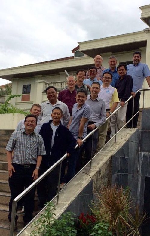 Garth continues his Doctorate in Ministry through Fuller Theological Seminary, out of a co-hort that is run in Thailand. Here he is pictured with his fellow students and professors.