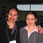 Joelle & Dana at a Speech and Debate Competition